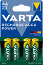 PILE VARTA RICARICABILE STILO AA 1.2V 1350MAH NI-MH BL. 4 56746101404