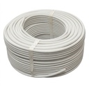 CAVO ELETTRICO H05VV-F 4X1.5 BIANCO 100 MT. IMQ