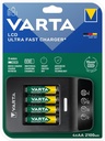 CARICABATTERIE VARTA CON LCD ULTRA RAPIDO CON STILO AA 2400MAH NI-MH PZ.4 576751