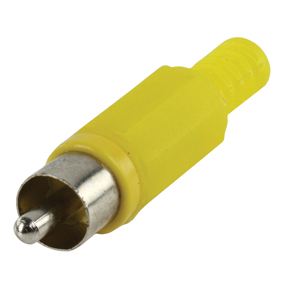 [CC006Y] SPINA MATSUYAMA RCA CONNETTORE VIDEO GIALLO CC006Y