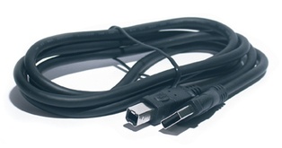 CAVO NEDIS DA SPINA  USB-A  A PRESA USB-B PER STAMPANTI PC ROHS 100% RAME 5.0 MT.   