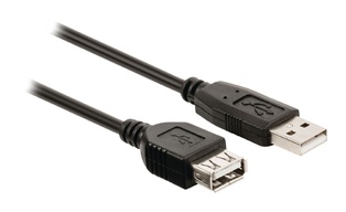 CAVO NEDIS DA SPINA USB-A A  A PRESA USB- A  500CM 