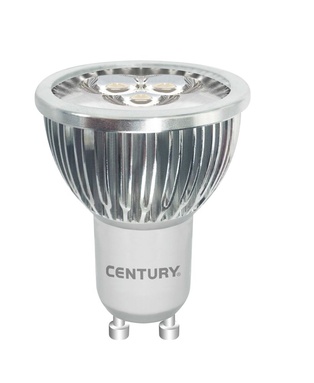 PR4B041030 LED PRISMA 4W GU10 3000K PCS. 3 CENTURY