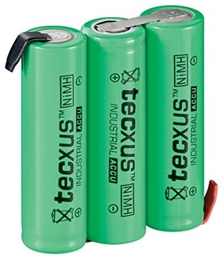 PILE MATSUYAMA  RICARICABILE STILO AA 3.6V 1200MAH NI-MH CON TERMINALI