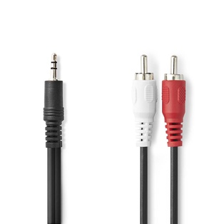 CAVO AUDIO 1,5MT. 1 JACK M 3,5 2 RCA M ST