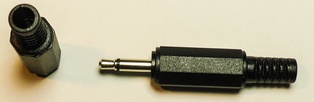 SPINA JACK 3.5 MM MONO CON GIUNTACAVO