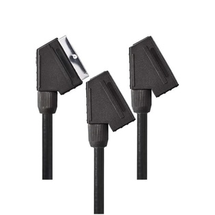 CAVO DA SPINA SCART A 2 PRESE SCART 1.5MT 14077 VDP502P
