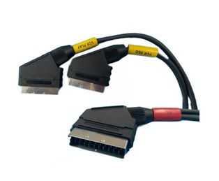 CAVO RACCORDO 3 SCART TV/VCR/SAT