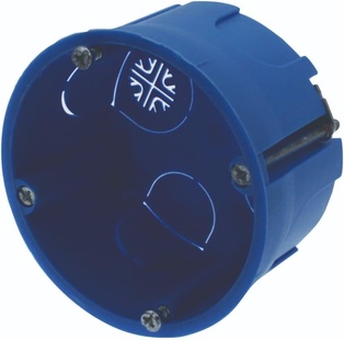 SCATOLA COMBINATA DA INCASSO ROTONDA PER CARTONGESSO Ø68 IP20
