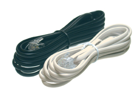 CAVO TEL. 3MT SPINA-SPINA 6/4C - 6/4C AVORIO  STAR