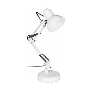 LAMPADA DA TAVOLO ORIENTABILE COLORE BIANCA E27 MAX 40W DIAM 170MM  DIM. 6M