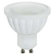 LAMPADA LED LIGHTX DICROICA CORPO CERAMICO GU10 5W 400LM 6000K 