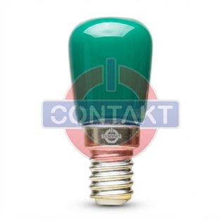 LAMPADA LED CONTAKT 1W 80LM E14 26X57MM 230V 20000H VERDE
