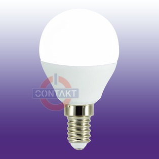 LAMPADA LED CONTAKT SFERA G45 ALTA EFFICIENZA 6W 560LM E14 3000K 30000H