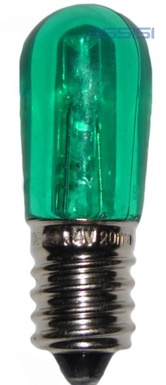 LAMPADINA LED  0.6W VERDE  E14  MED