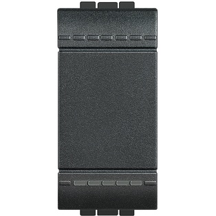 FRUTTO BTICINO INTERRUTTORE  16A 250V ANTRACITE SERIE BTICINO LIVINGLIGHT 