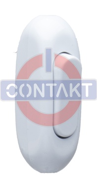 INTERRUTTORE CONTAKT PASSANTE 250V TASTO A BILANCIERE BIANCO