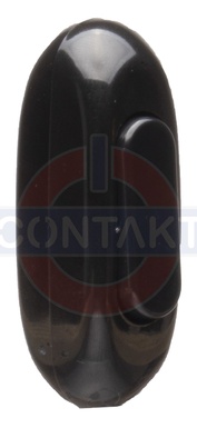 INTERRUTTORE CONTAKT PASSANTE 250V TASTO A BILANCIERE NERO