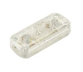 INTERRUTTORE FAI PASSANTE 2A 250V TASTO A BILANCIERE TRASPARENTE 