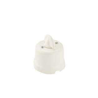 PULSANTE ROTATIVO IN PORCELLANA OPACO ALTEZZA 72MM Ø 71MM
