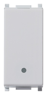FRUTTO VIMAR INTERRUTTORE 10A DA INCASSO 10/16A 250V SERIE PLANA SILVER