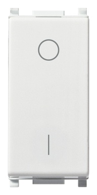 FRUTTO VIMAR INTERRUTTORE BIPOLARE 16A DA INCASSO 10/16A 250V SERIE PLANA BIANCO