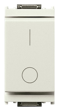 FRUTTO VIMAR INTERRUTTORE BIPOLARE 16A DA INCASSO 10/16A 250V SERIE IDEA BIANCO