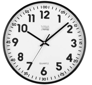 OROLOGIO PARETE ABS YESTIME NERO LOWELL **