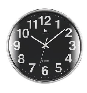 OROLOGIO PARETE ABS CROMATO GRIGIO 35CM LOWELL **