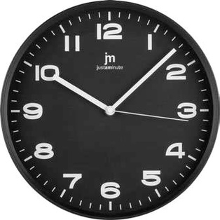 OROLOGIO PARETE ABS BIANCO NERO LOWELL