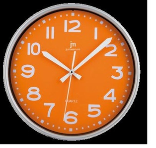 OROLOGIO BASIC PARETE ROTONDO ARANCIONE LOWELL **