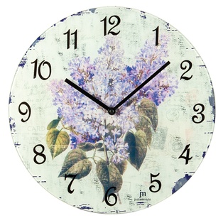 OROLOGIO PARETE VETRO ROTONDO 33CM LOWELL