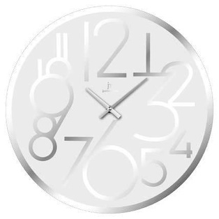 OROLOGIO PARETE VETRO TONDO 38CM BIANCO LOWELL