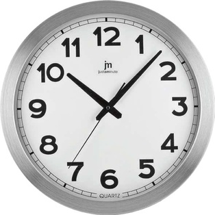 OROLOGIO PARETE QUARZO IN ALLUMINIO 40CM LOWELL
