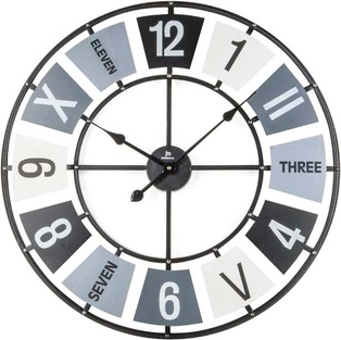 OROLOGIO PARETE SCHELETRO METALLO 68CM LOWELL