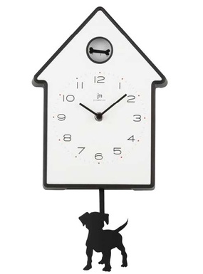 OROLOGIO PENDOLO QUARZO CANE NERO LOWELL