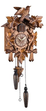 OROLOGIO CUCU' QUARZO CM 32 NOCE LOWELL