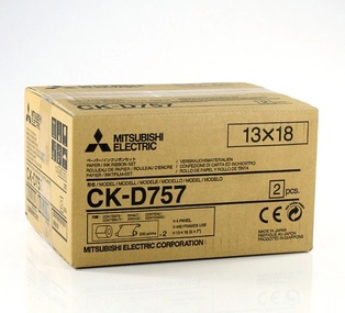 CARTA ED INCHIOSTRO PER CP-D70/D707 DW - FORMATO 13X18 - CONFEZIONE DOPPIA DAE