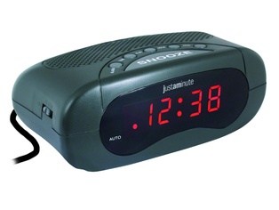 SVEGLIA DIGITALE LED ROSSI NERO LOWELL