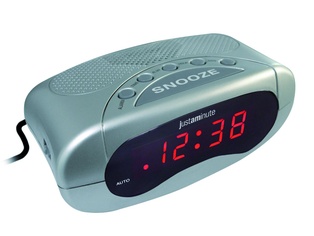 SVEGLIA DIGITALE LED ROSSI SILVER LOWELL
