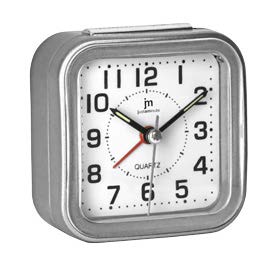 SVEGLIA QUARZO MOVIMENTO CONTINUO SILVER LOWELL **