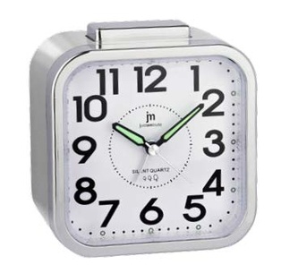 SVEGLIA QUARZO MOVIMENTO CONTINUO SILVER LOWELL **
