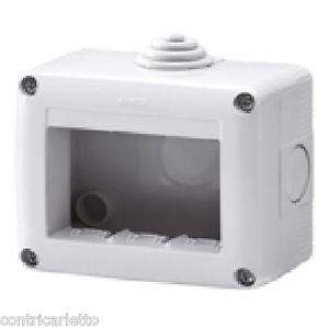 SCATOLA GEWISS PER SERIE SYSTEM IP40 3 POSTI
