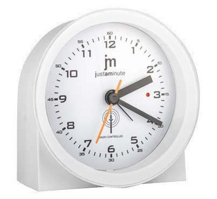 SVEGLIA QUARZO RADIO CONTROLLATA BIANCA LOWELL