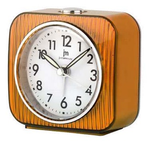 SVEGLIA QUARZO MOVIMENTO CONTINUO ARANCIONE LOWELL