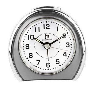 SVEGLIA QUARZO MOVIMENTO CONTINUO SILVER LOWELL **