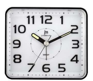 SVEGLIA QUARZO MOV. CONT. DOP LUCE- NERO