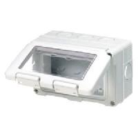 SCATOLA GEWISS STAGNA PER SERIE SYSTEM IP55 4 POSTI