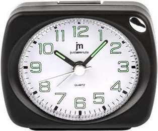 SVEGLIA QUARZO MOV. CONT. LUCE NERA LOWELL