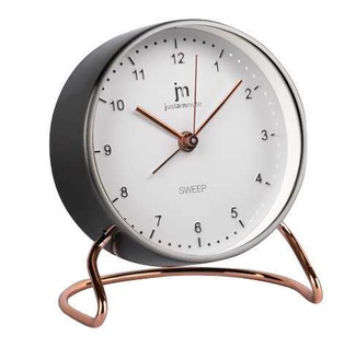 SVEGLIA QUARZO MET. MOV.CONT. GRIGIO